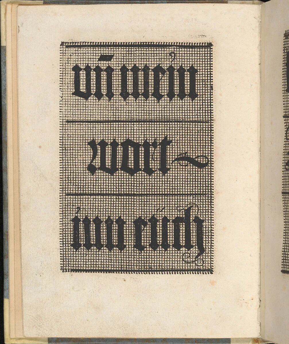 Ein ney Furmbüchlein, Page 3, verso — Johann Schönsperger the Younger