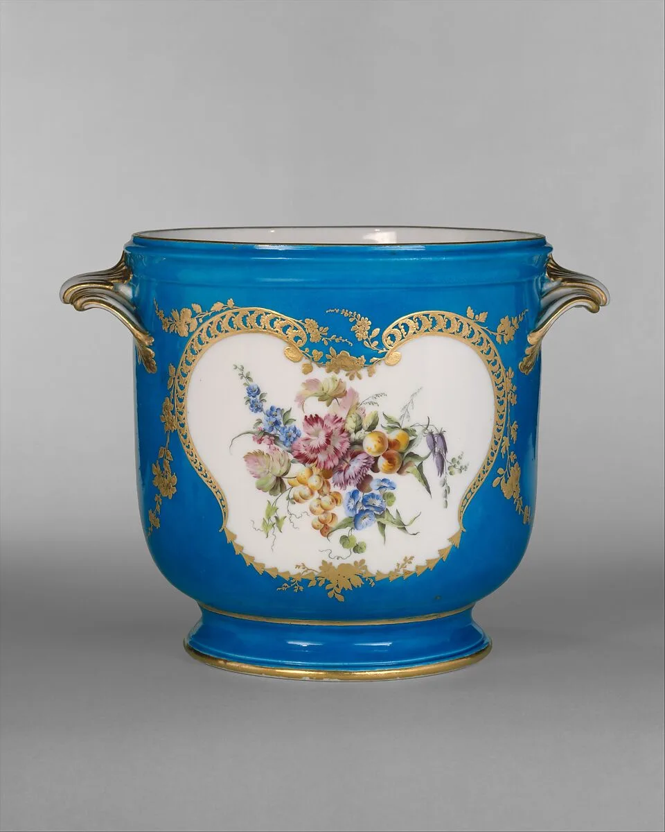 Bottle cooler from the Louis XV service (seau à bouteille) — Vincennes Manufactory|Jean-Claude Duplessis