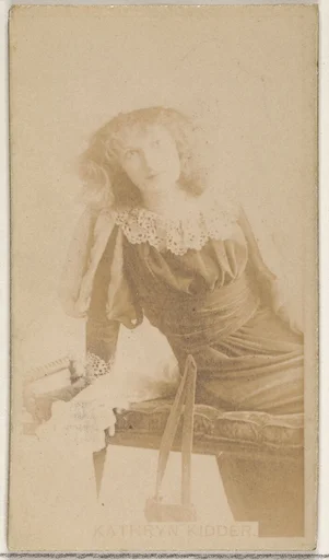 Kathryn Kidder, from the Actors and Actresses series (N45, Type 8) for Virginia Brights Cigarettes
