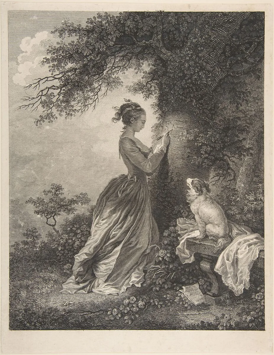 Le Chiffre d'Amour — Nicolas de Launay|Jean Honoré Fragonard
