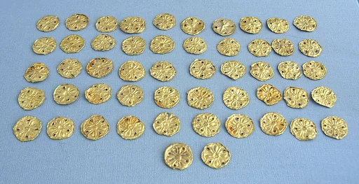 Gold rosette attachments