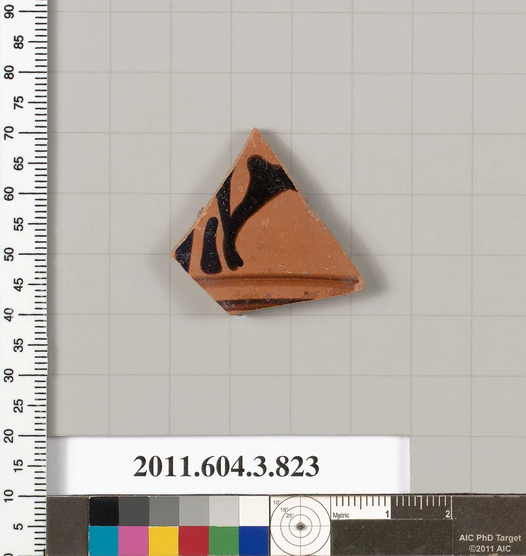 Terracotta fragment of a lekythos (oil flask) — Unknown