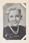Joan Fontaine from Movie Stars Exhibit Cards series (W401) — Unknown