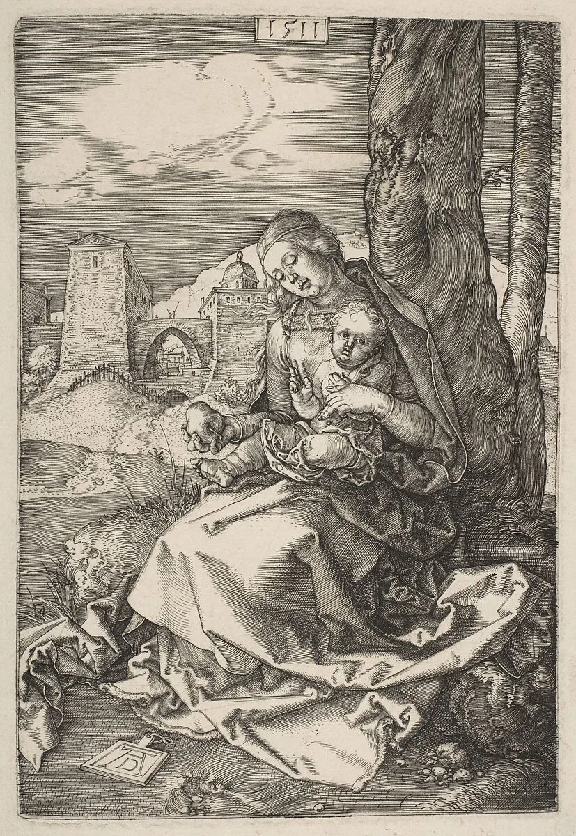 Virgin and Child with the Pear — Albrecht Dürer