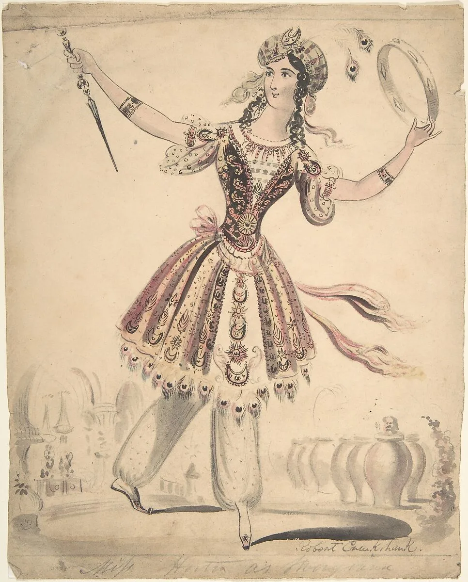 Miss Horton as Morgana — Isaac Robert Cruikshank|Priscilla Reed