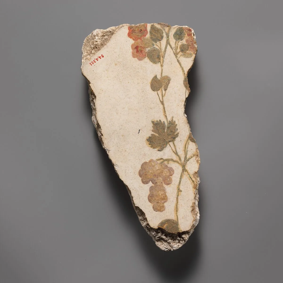 Wall painting fragment — Unknown