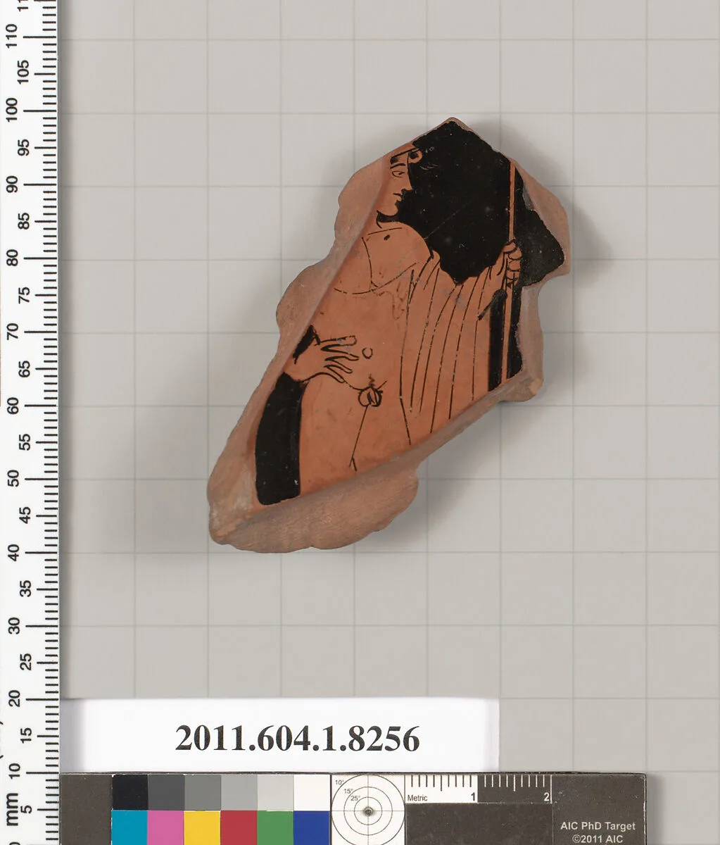 Terracotta fragment of a kylix (drinking cup) — Unknown