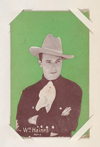 Wm Haines from Western Stars or Scenes Exhibit Cards series (W412) — Unknown