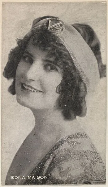 Edna Maison, from the Black and White Movie Stars series (D1), issued by the E. H. Koester Baking Company — E. H. Koester Baking Company, Baltimore