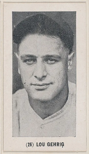 Lou Gehrig from the Baseball Players photo series (W502) — Unknown