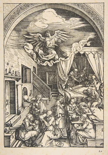 The Birth of the Virgin, from "The Life of the Virgin"