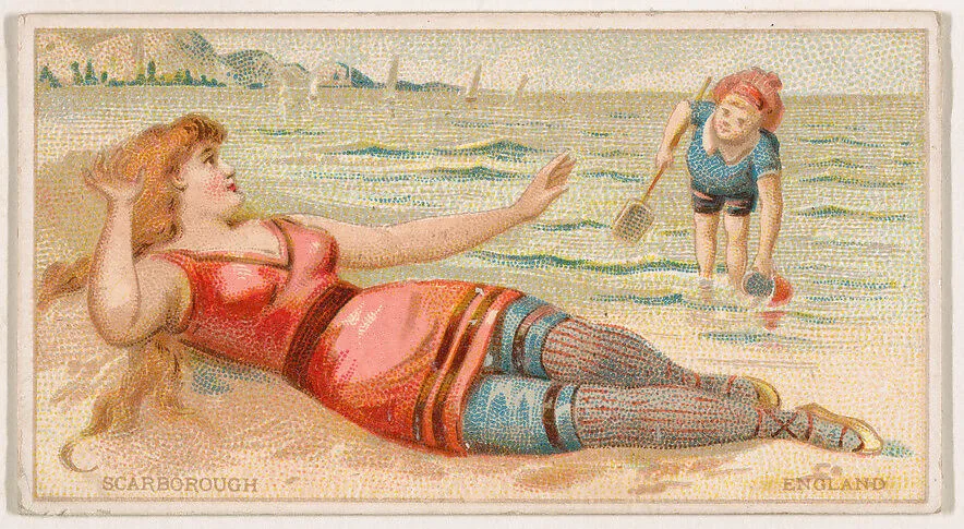 Scarborough, England, from the Surf Beauties series (N232), issued by Kinney Bros. — Kinney Brothers Tobacco Company