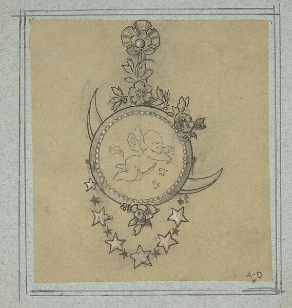 Drawing from a Group of Designs for Silver and Jewelry by Various Artists — Jacques-Charles-François-Marie Froment-Meurice