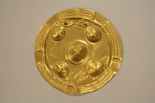 Hammered Gold Disk