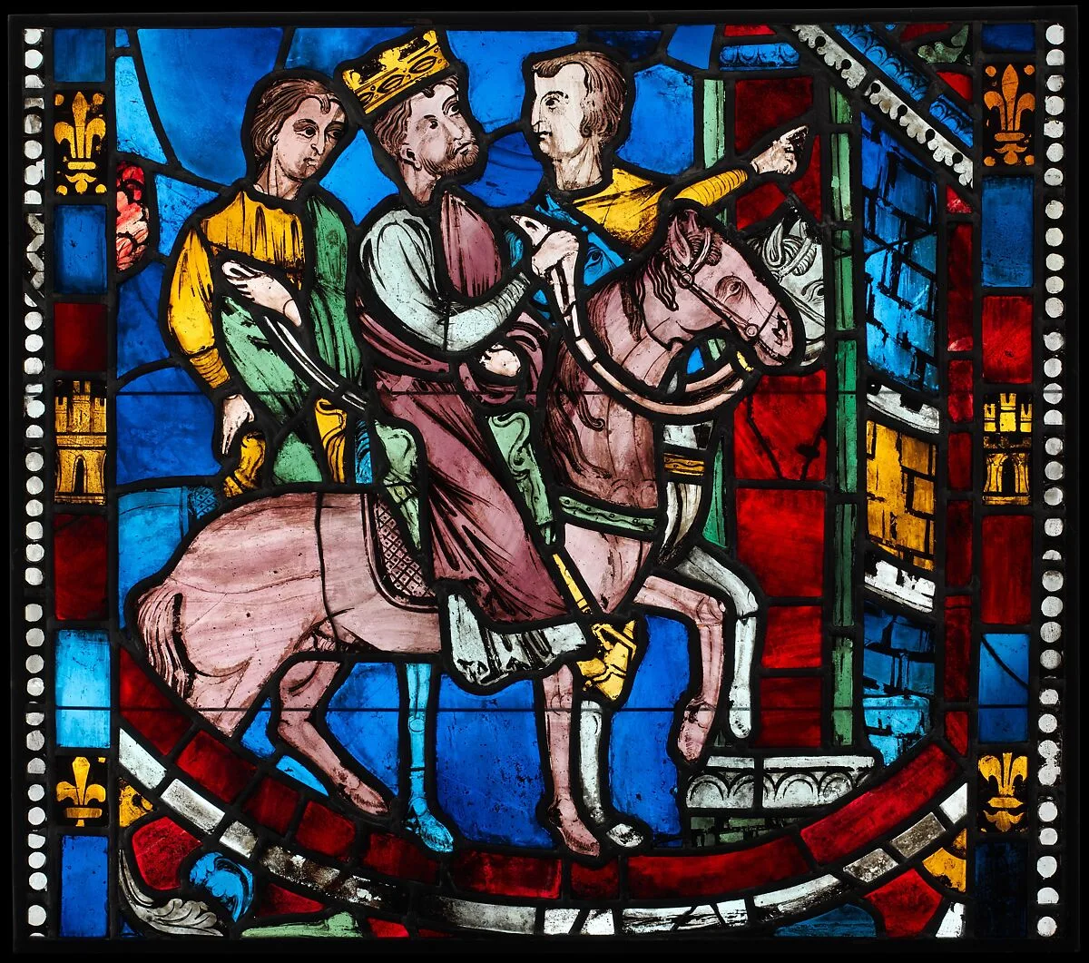 Theodosius Arrives at Ephesus, from a Scene from the Legend of the Seven Sleepers of Ephesus — Unknown