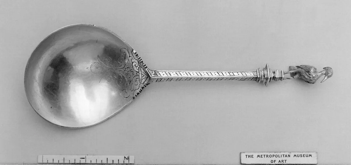 Figure-top spoon — Unknown