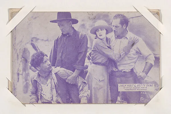 Jack Holt & Betty Dane in Wild Horse Mesa from Western Stars or Scenes Exhibit Cards series (W412) — Unknown