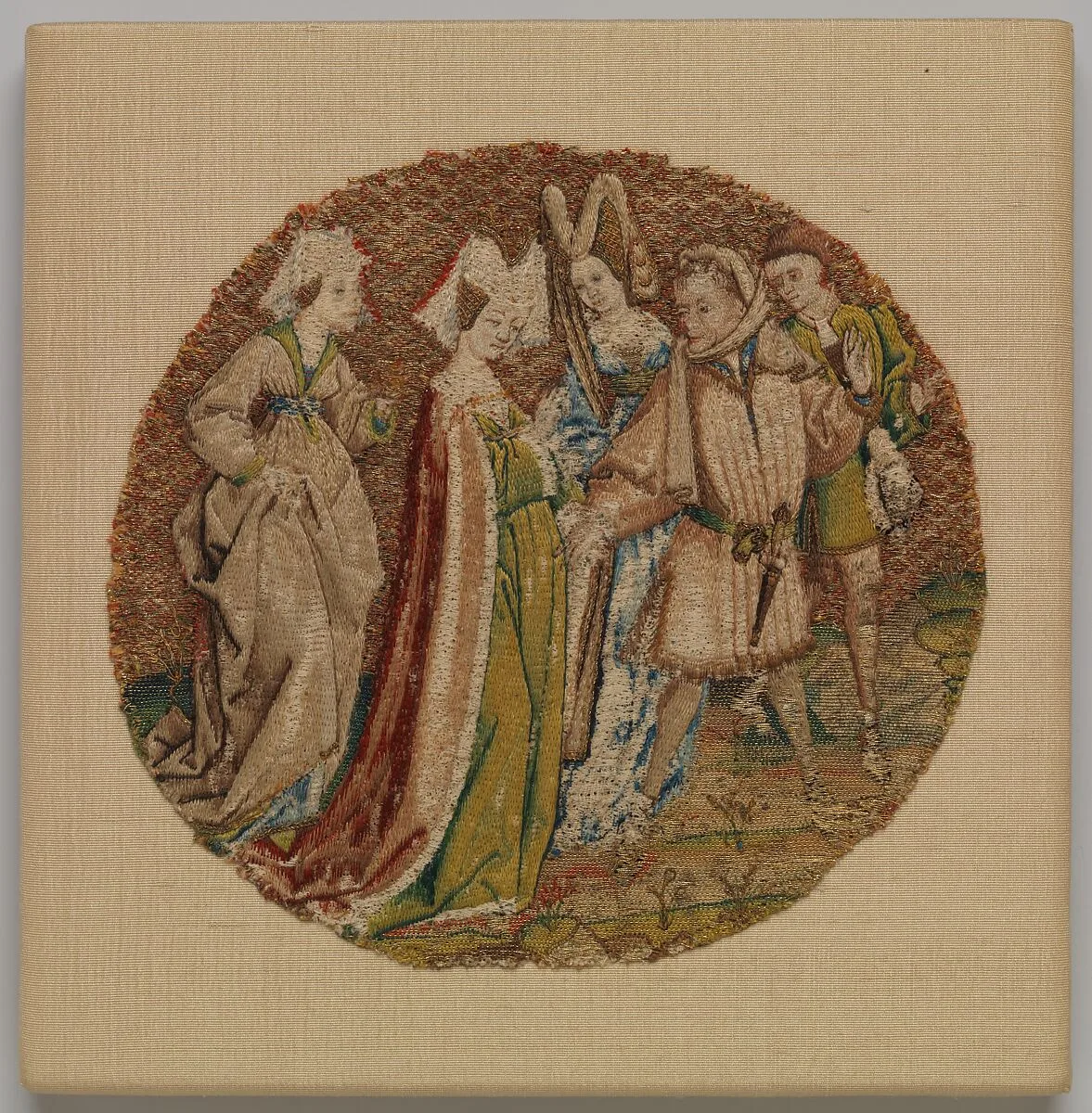 The Empress and Porphyrius Visit St. Catherine in Prison — Unknown