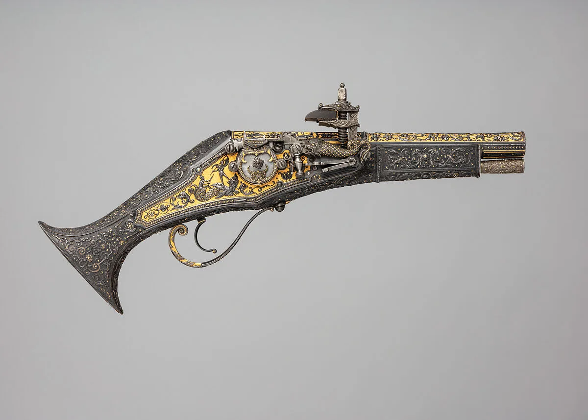 Wheellock Pistol Made for Maximilian I of Bavaria (1573–1651) — Emanuel Sadeler