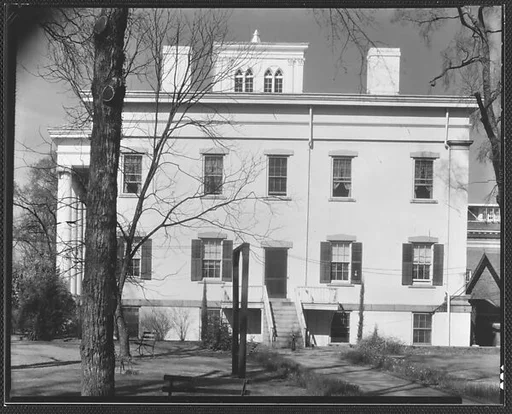 [Right Wing of Greek Revival Building, Executive Mansion, Milledgeville, Georgia]