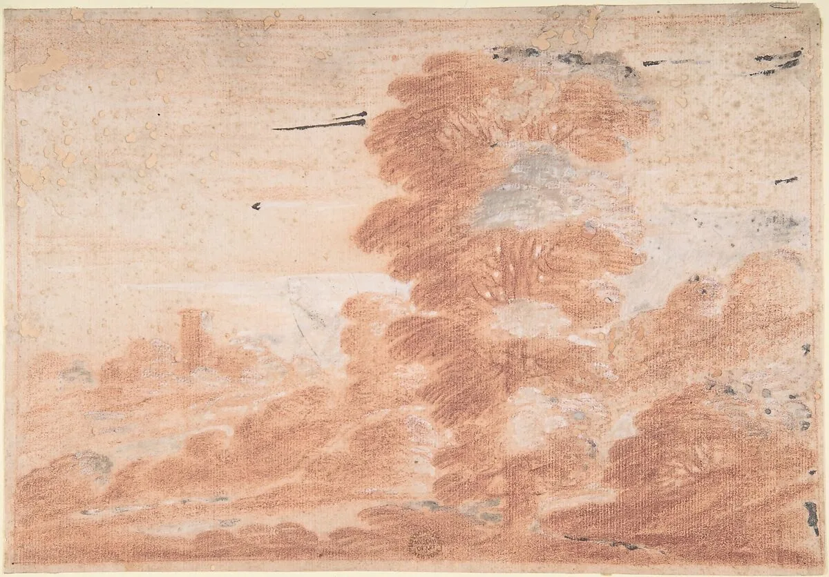 Landscape — Anonymous, Italian, Roman-Bolognese, 17th century