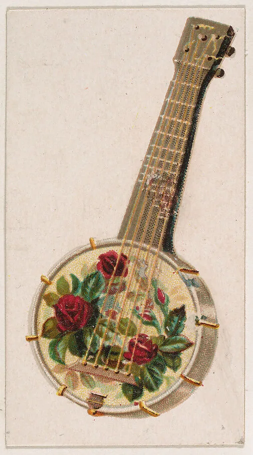 Banjo, from the Novelties series (N228, Type 5) issued by Kinney Bros. — Kinney Brothers Tobacco Company