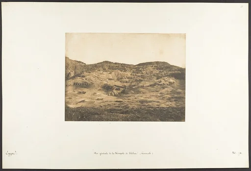 Vue générale de la Nécropole de Thèbes (Gournah)