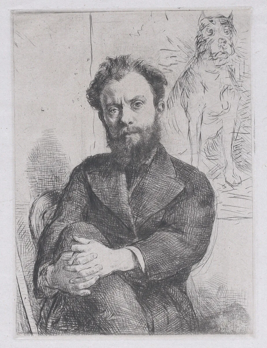 Portrait of Comte Lepic — Ludovic Lepic|Marcellin Desboutin