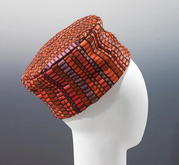 Pillbox hat — Bergdorf Goodman|JL Arbiter|Jack Lenor Larsen
