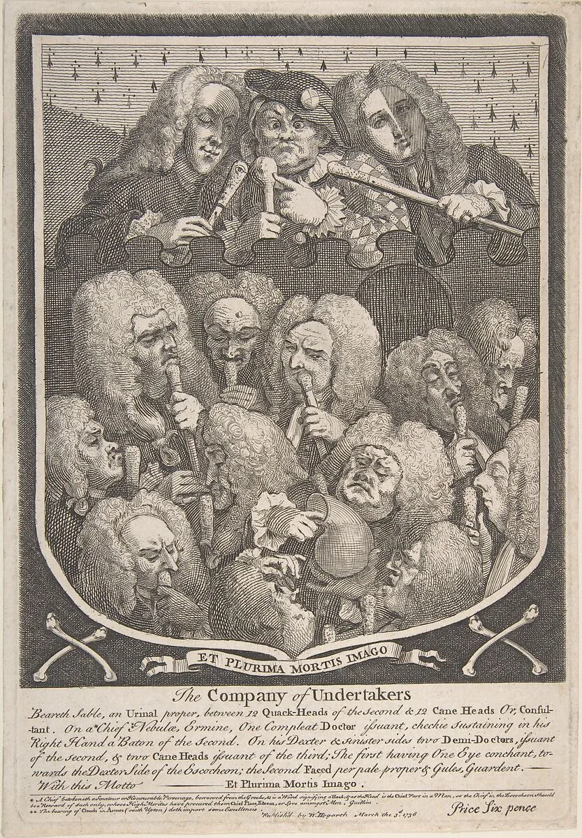 The Company of Undertakers — William Hogarth