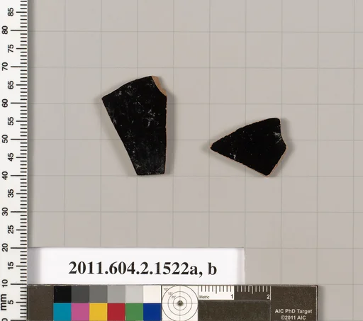 Terracotta fragments of skyphoi (deep drinking cups)