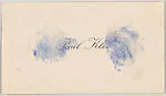 Paul Klee, calling card — Anonymous|Paul Klee