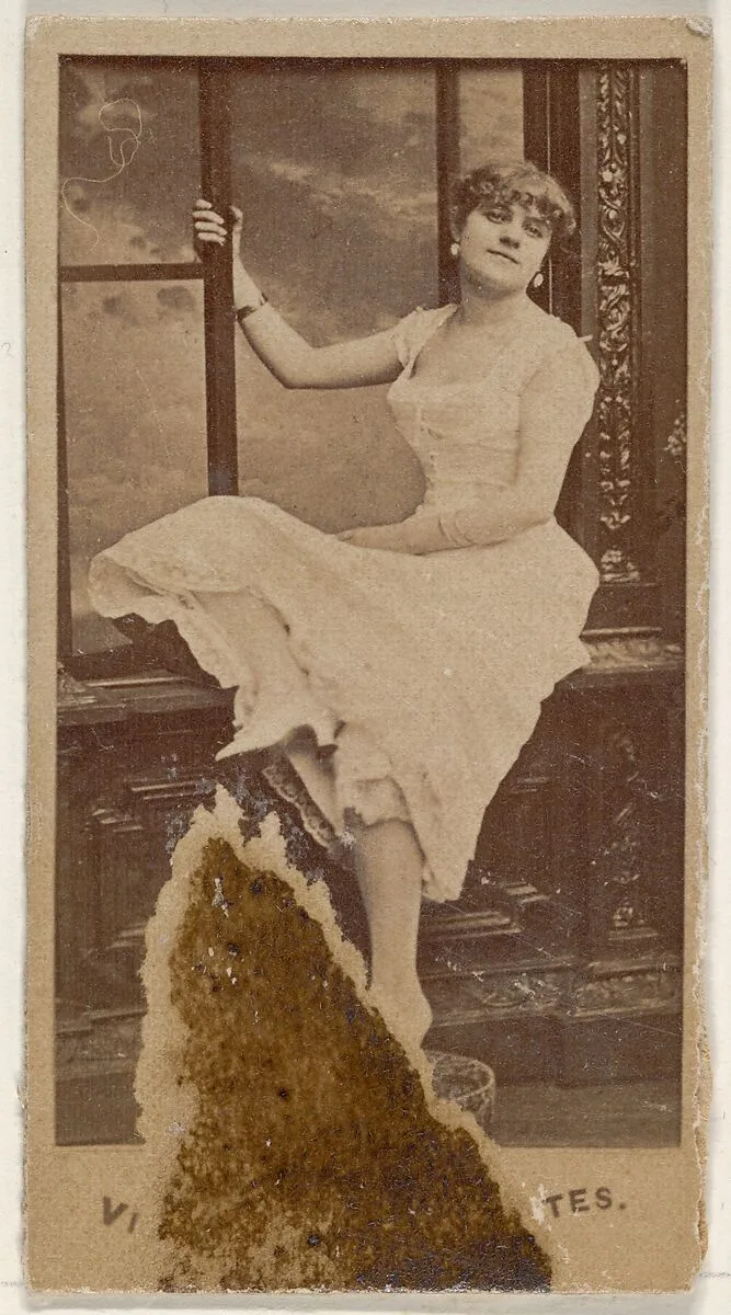 From the Actors and Actresses series (N45, Type 1) for Virginia Brights Cigarettes — Allen & Ginter