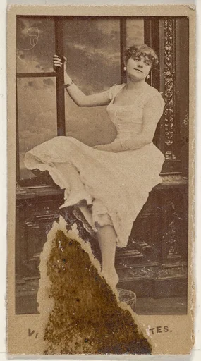 From the Actors and Actresses series (N45, Type 1) for Virginia Brights Cigarettes