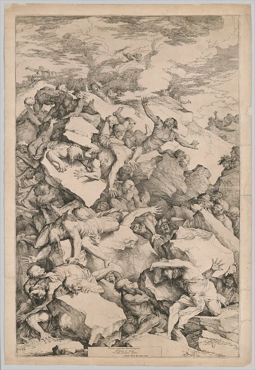 The Fall of the Giants — Salvator Rosa