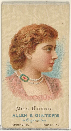 Miss Hading, from World's Beauties, Series 2 (N27) for Allen & Ginter Cigarettes