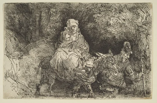 The Flight into Egypt: Crossing a Brook