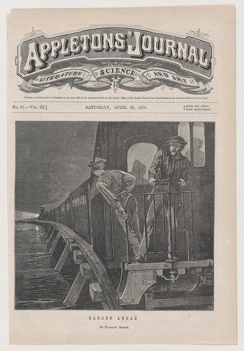 Danger Ahead (from "Appleton's Journal," Vol. III)