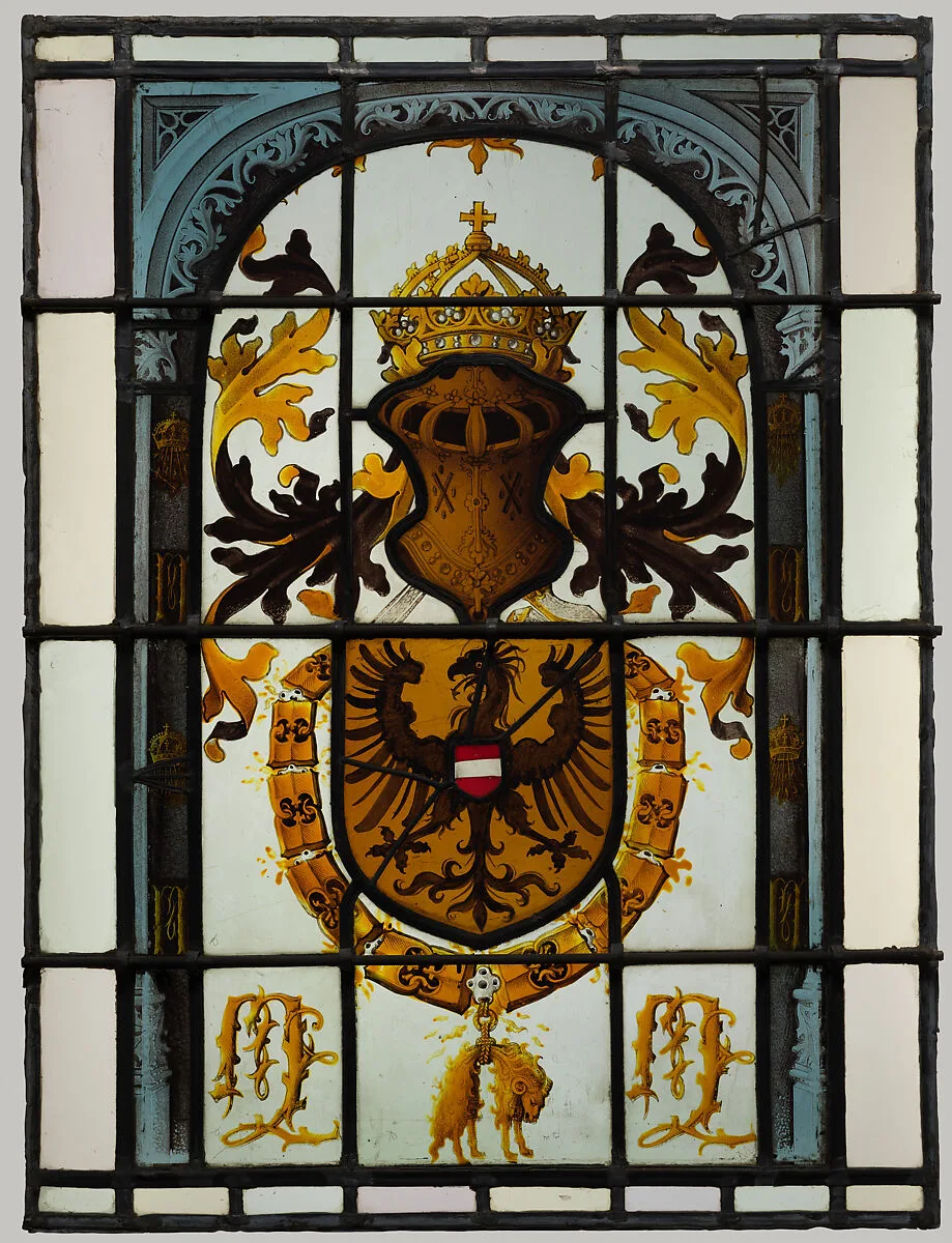 Heraldic Panel with Arms of the House of Hapsburg — Unknown