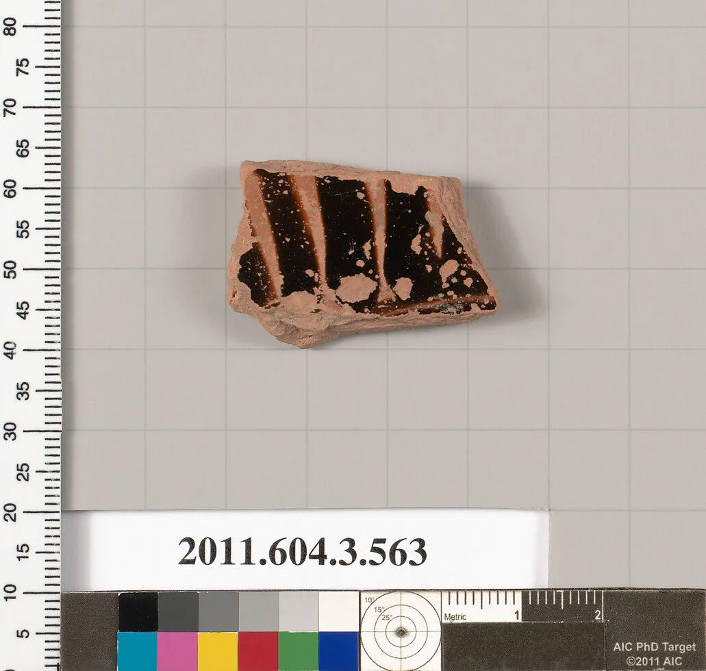Terracotta fragment of a column-krater (bowl for mixing wine and water) — Unknown