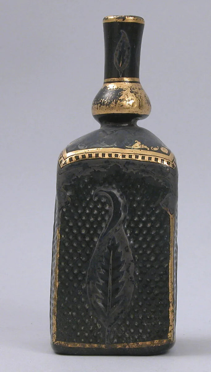 Gilded Green Bottle — Unknown