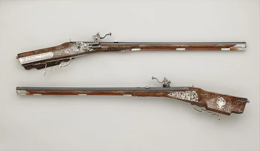 Pair of Wheellock Rifles Made for Emperor Leopold I (1640–1705)