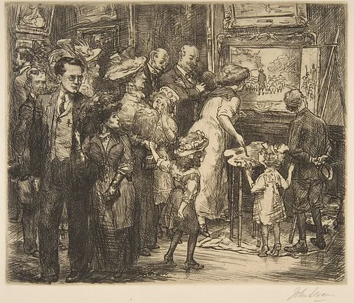Copyist At The Metropolitan Museum