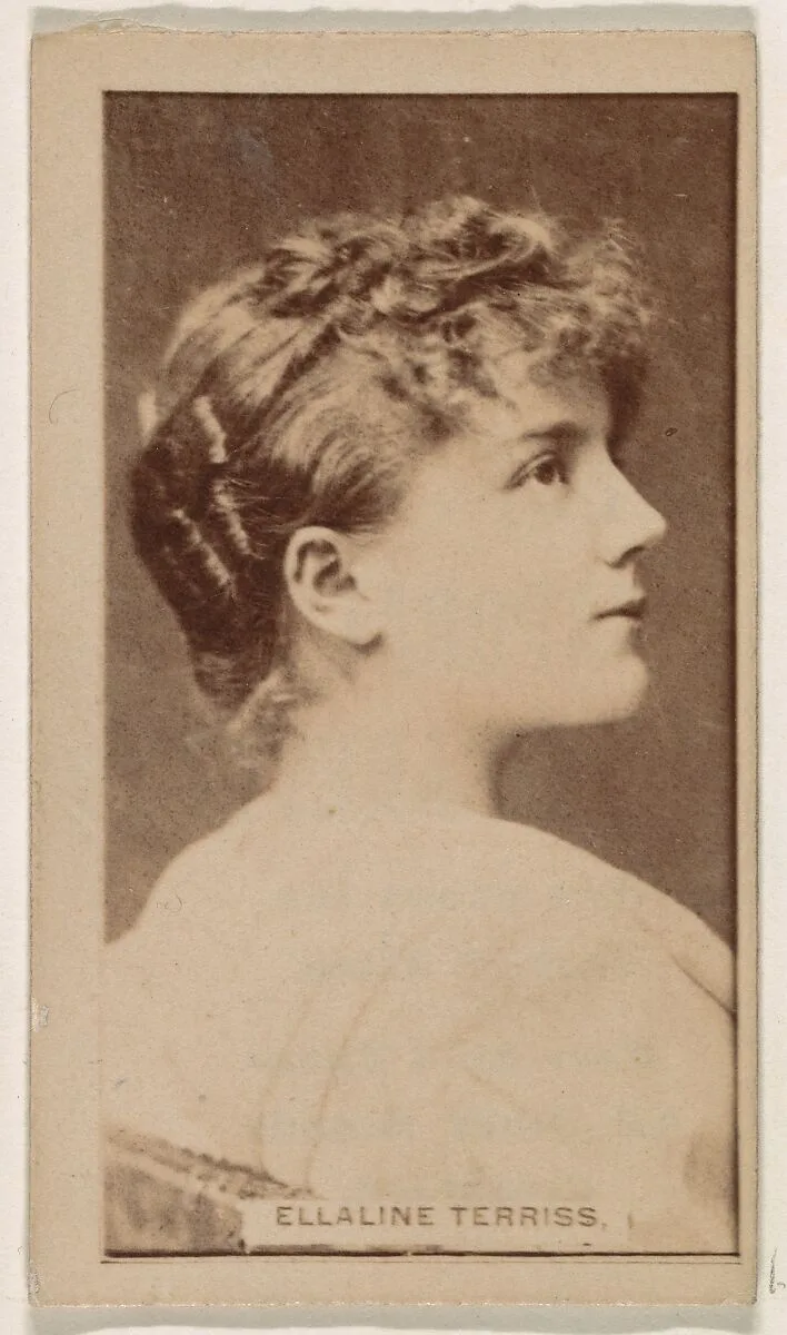Ellaline Terriss, from the Actresses series (N245) issued by Kinney Brothers to promote Sweet Caporal Cigarettes — Kinney Brothers Tobacco Company
