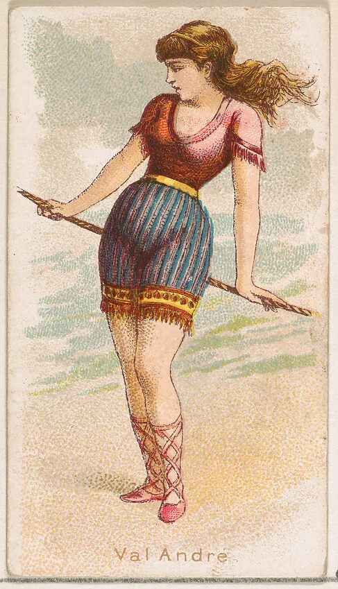 Val Andre, from the Fancy Bathers series (N187) issued by Wm. S. Kimball & Co. — William S. Kimball & Company