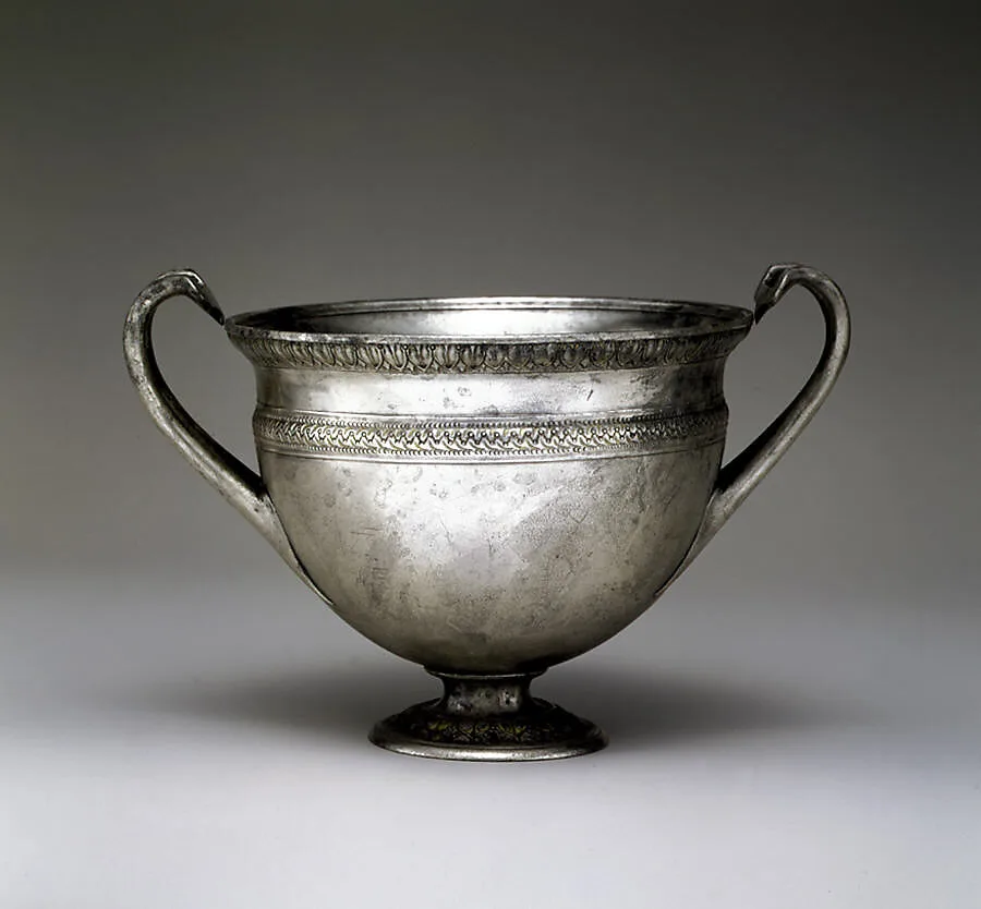 Silver skyphos (drinking cup) — Unknown
