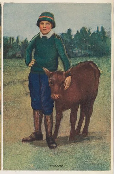 Ireland, insert card from the Children, Holidays, Etc. series (D23), issued by the Weber Baking Company — Weber Baking Company