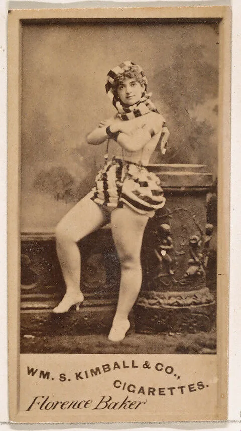 Florence Baker, from the Actresses series (N203) issued by Wm. S. Kimball & Co. — William S. Kimball & Company