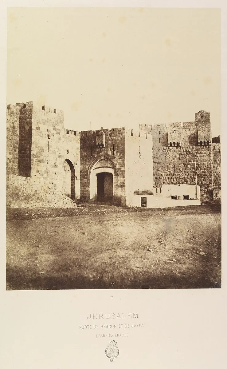 Jérusalem. Porte de Hebron et de Jaffa. (Bab-el-Khalil) — Louis de Clercq|H. Jannin|J. Blondeau et Antonin