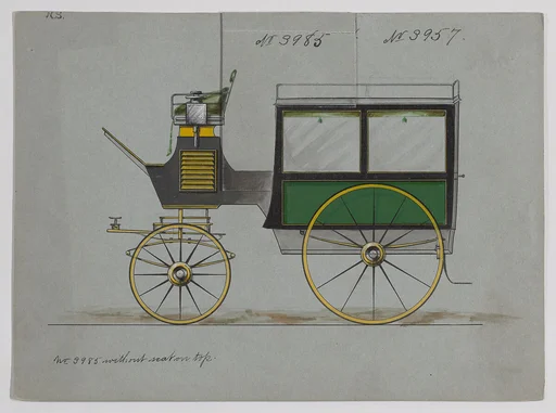 Design for Omnibus or Wagonette, no. 3985
